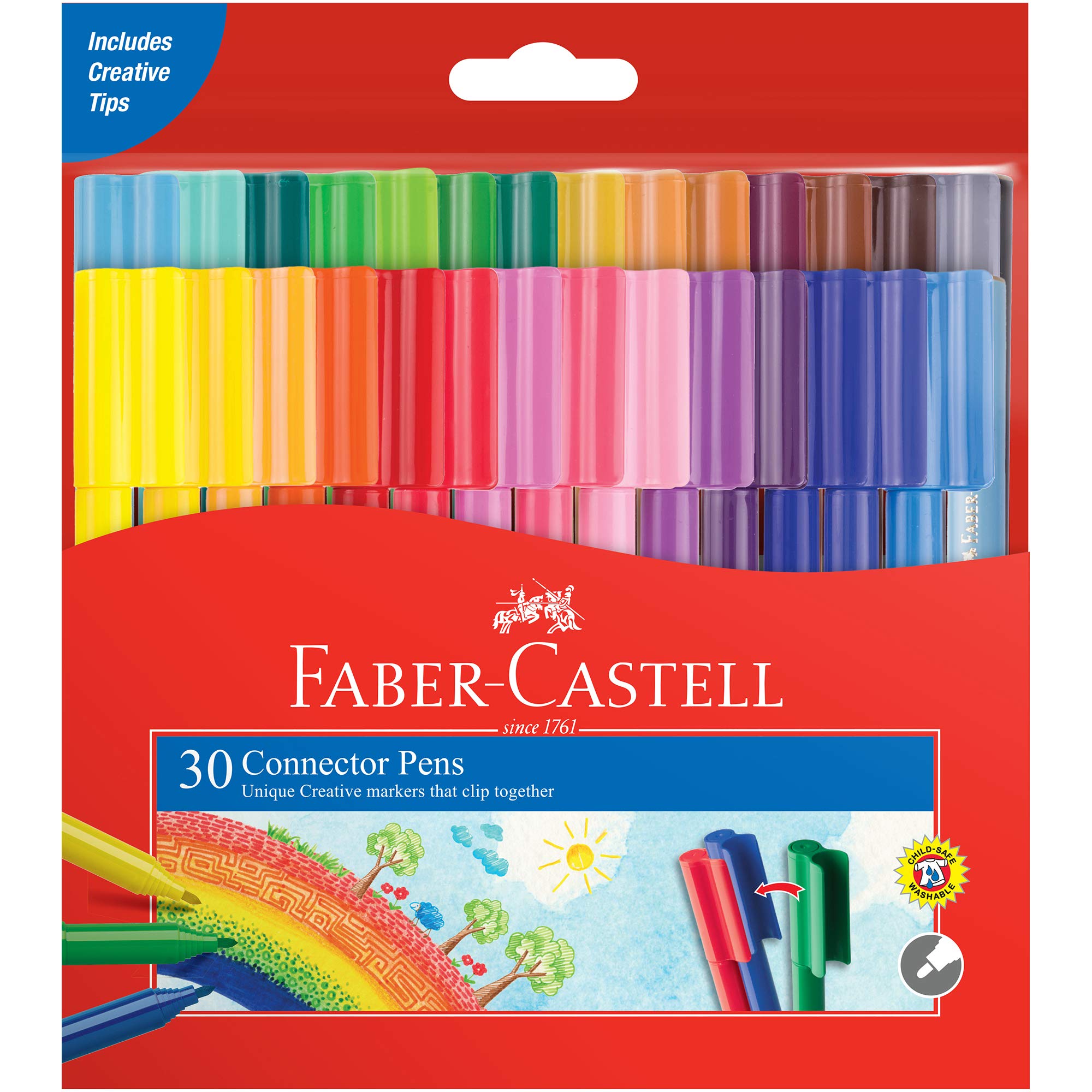 Faber-Castell Connector Pen Multicolour 30 PCS