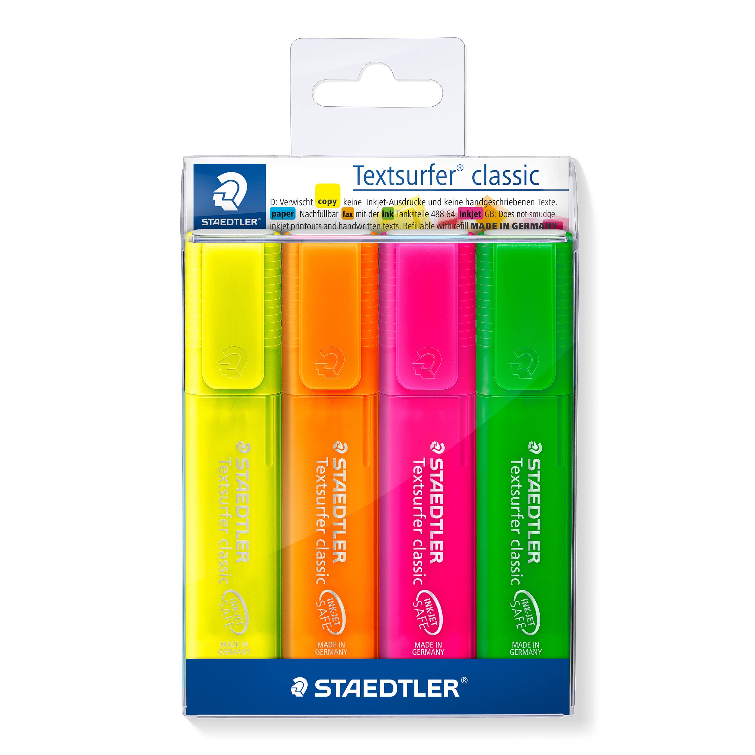 STEADTLER HIGHLIGHTER SET 4PCS 364 P WP4