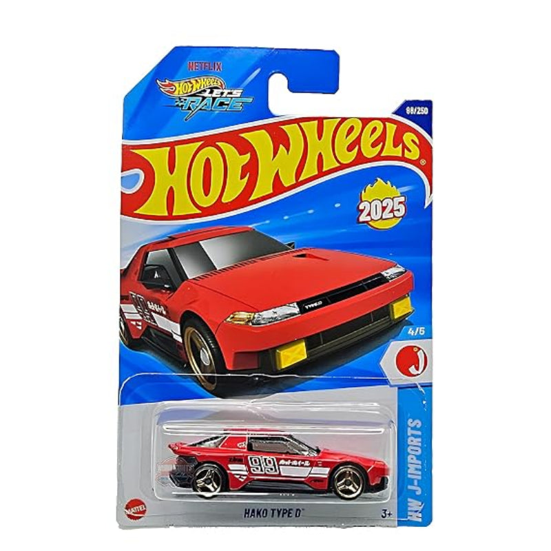 Hot Wheels Hako Type D – Red – 2025 – Ages 3+