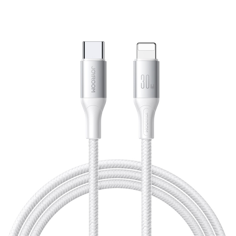JOYROOM S-A28 Flash Series 30W Fast Charging Data Cable (Type-C to Lightning) 2m - White