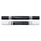 Faber-Castell Black Edition Shake and Paint Twin Acrylic Marker - Black and White, Set of 2