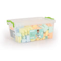 Dolu Colour Big Blocks In Plastic Box- 85 Pcs (Pastel Colors)