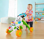 Mattel Learn with Me Zebra Walker – 2-in-1 Baby Walker & Interactive Learning Toy