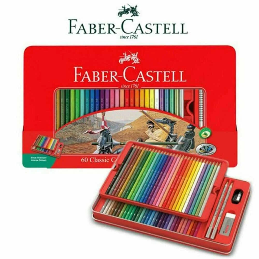Faber Castell 60 Classic Color Pencil Sketch Set