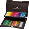 Faber-Castell Premium Colored Pencils Set with Wooden Storage Case