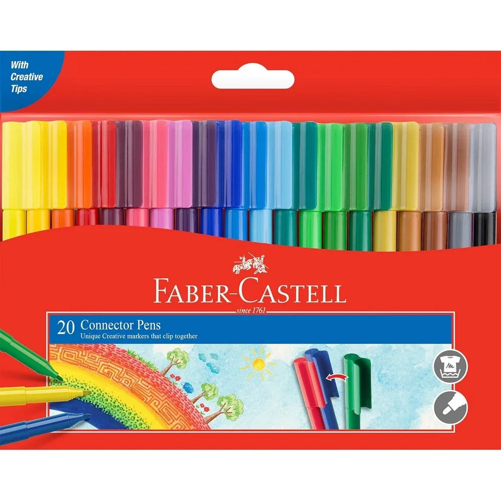 Faber-Castell Connector Pen Multicolour 20 PCS