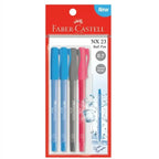 Faber-Castell NX23 Ball Pen 0.7, 4 Pieces multi colored