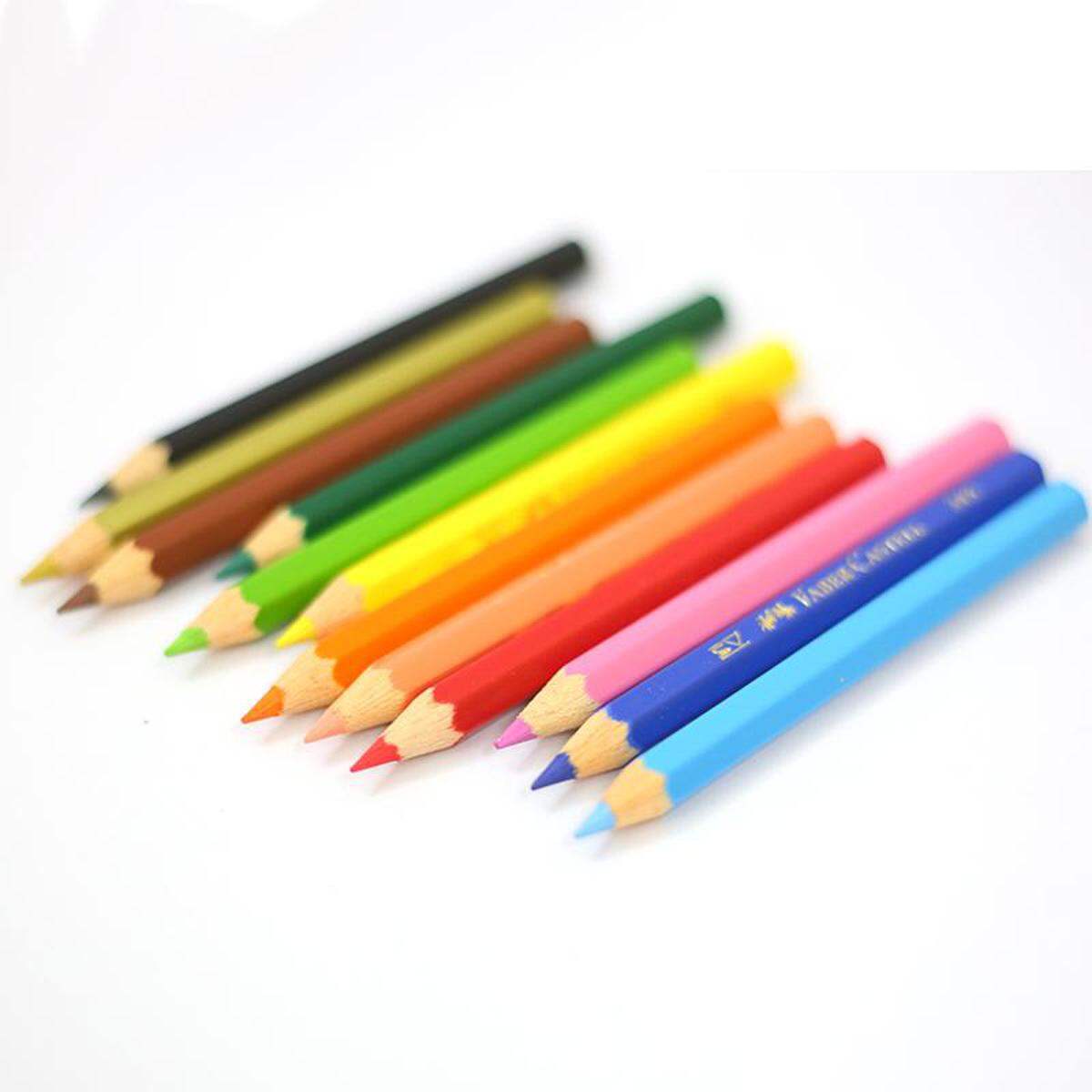 Faber Castell Color Pencils 12 Colors-Short