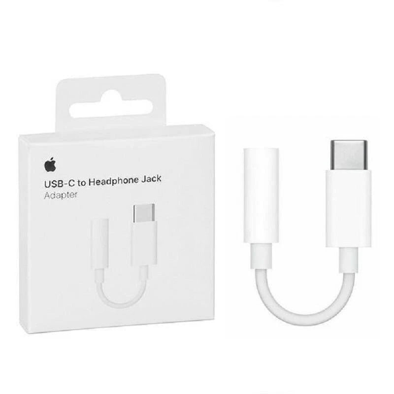 Apple USB-C to Headphone Jack Adapter.