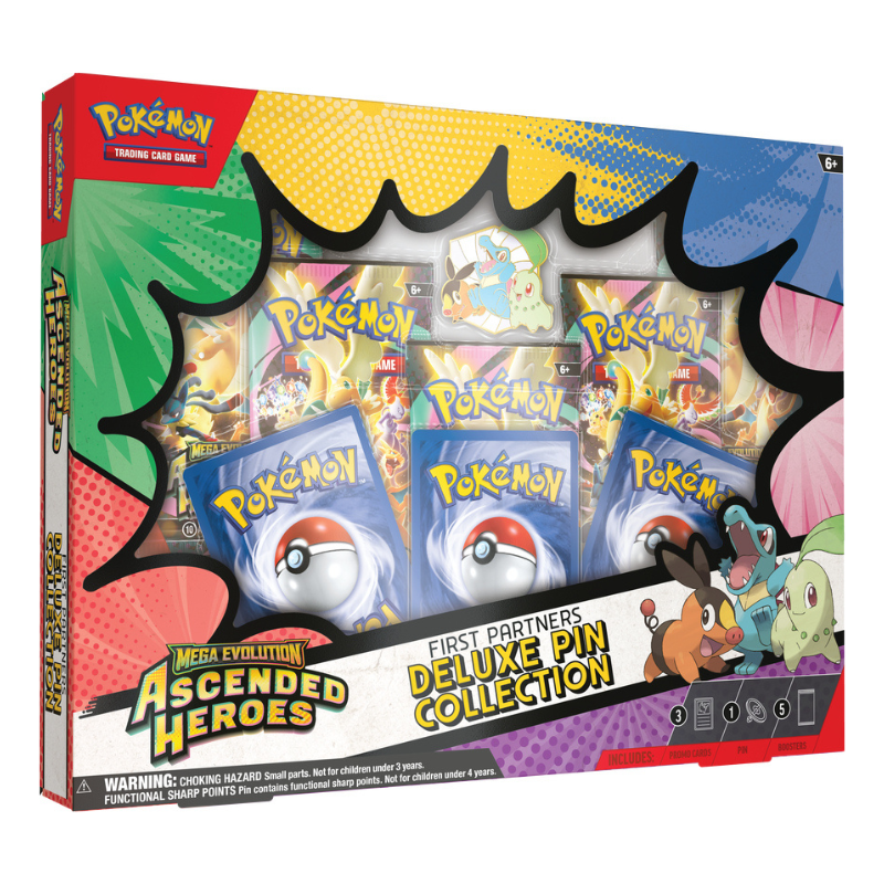 Pokemon - Ascended Heroes First Partners Deluxe Pin Collection Box