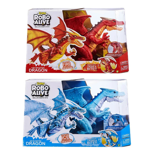 ZURU - Robo Alive | Fire-Breathing or Ice-Blasting Dragon
