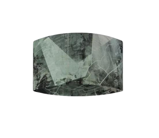 BUFF - CoolNet UV Wide Headband | Jebel Moss Green