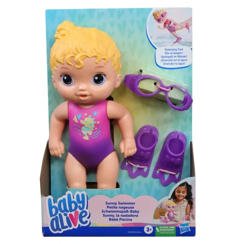 Hasbro - Baby Alive Sunny Swimmer Doll