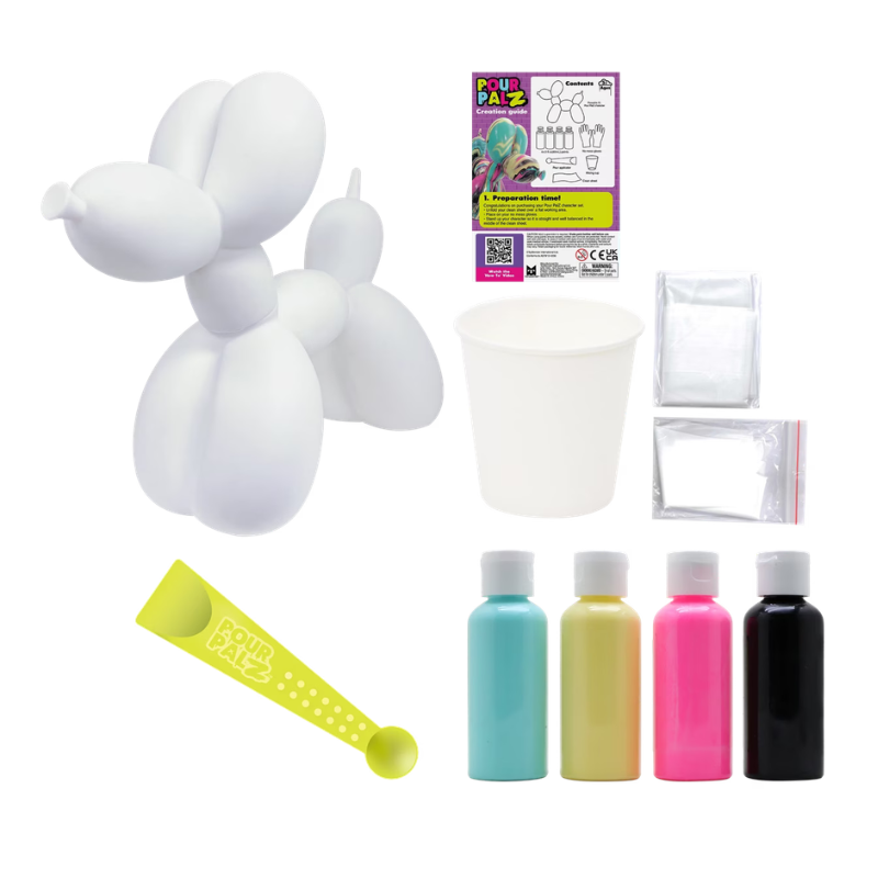 Pour Palz - Balloon Dog Painting Kit Assortment