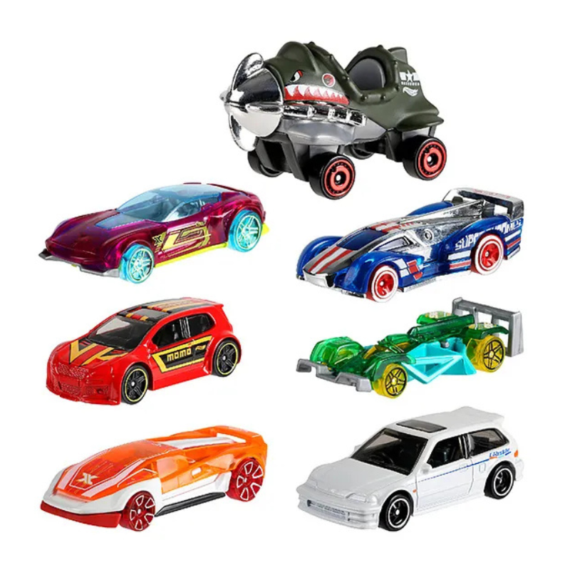 Hot Wheels - 1:64 Basic Cars (3 Pack) Assortment