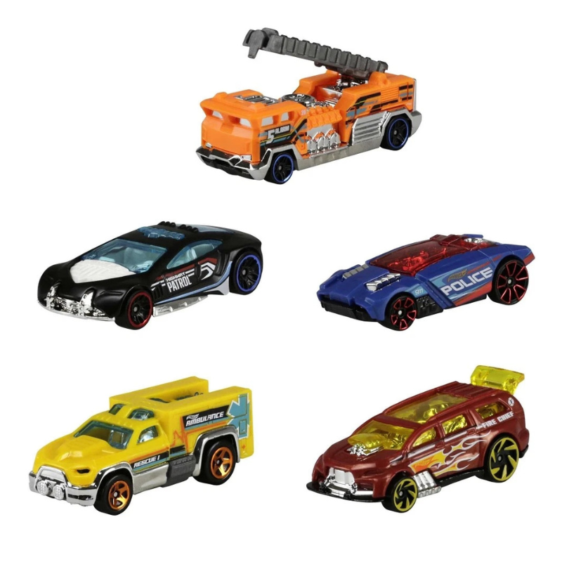 Hot Wheels - 1:64 Basic Cars (5 Pack) Assortment