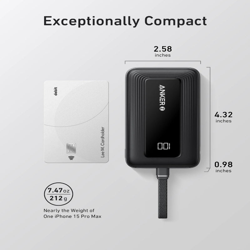 Anker Zolo Power Bank (10K, 30W)