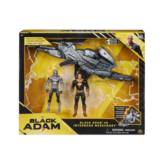 Spin Master - DC Black Adam | Black Adam vs Intergang Mercenary Playset