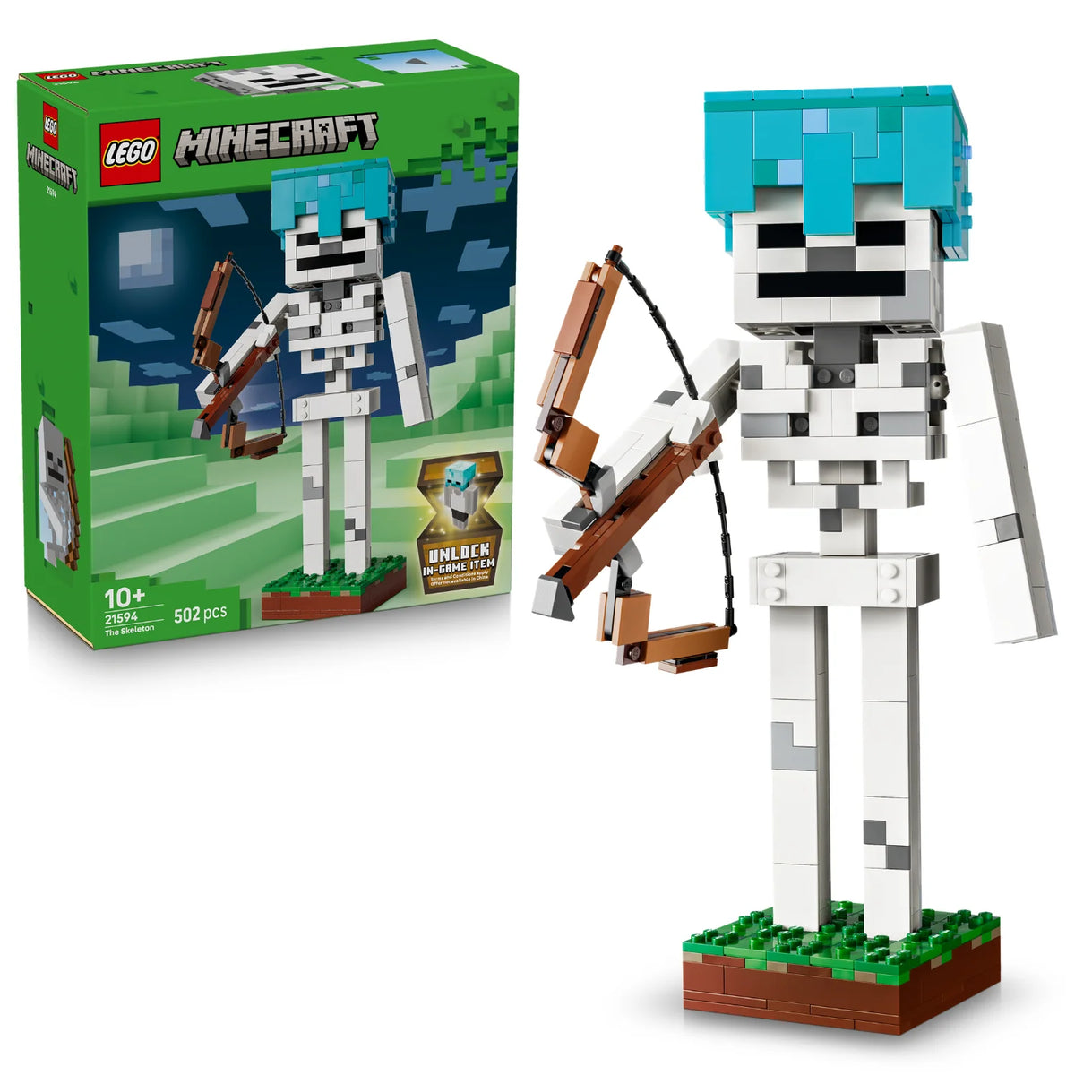 LEGO Minecraft The Skeleton – 502 Pieces (21594)