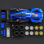 Brick Shop Hot Wheels - Speed Series: Building Set Custom Cadillac Project GTP Hypercar