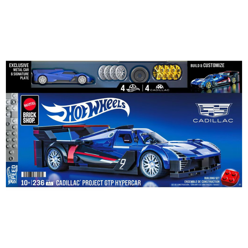 Brick Shop Hot Wheels - Speed Series: Building Set Custom Cadillac Project GTP Hypercar