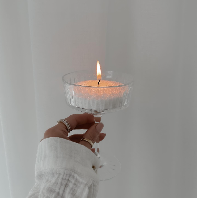 The Candle Dust - Sand Candle | Pomegranate Spice