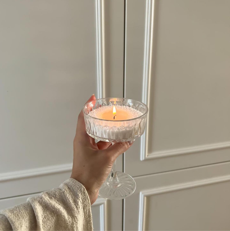 The Candle Dust - 160g Sand Candle | Lemongrass Ginger