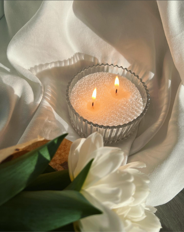 The Candle Dust - Sand Candle | Pomegranate Spice