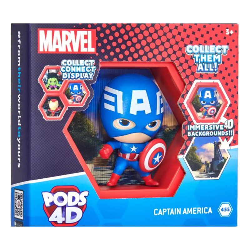Wow! Stuff - 4D Pods | Captain America from Marvel