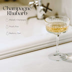 The Candle Dust - Sand Candle | Rhubarb Sparkle