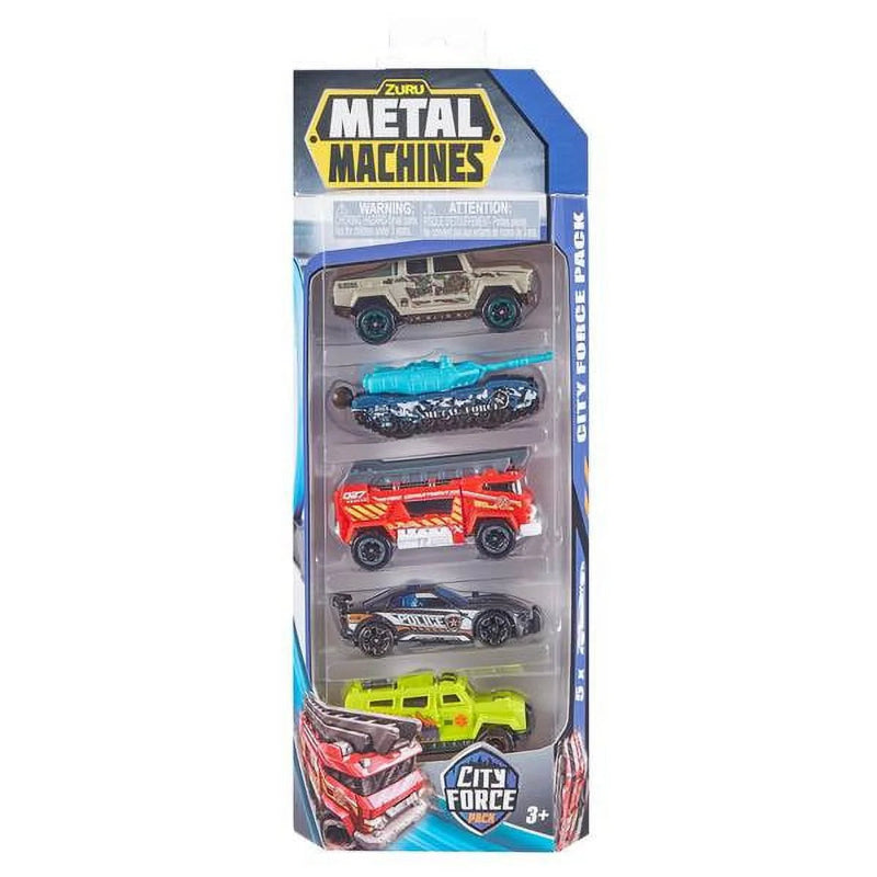 ZURU - Metal Machines | City Force Car Pack (5 Pack)