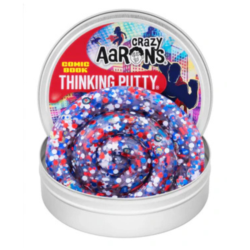 Crazy Aaron's Comic Book Full-Sized Thinking Putty