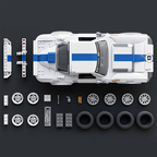 Brick Shop Hot Wheels - Speed Series: Building Set Custom Corvette Grand Sport