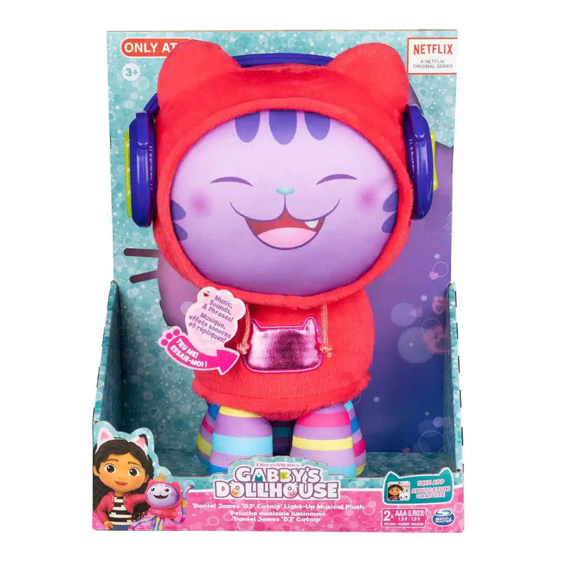 Spin Master - Gabby's Dollhouse | DJ Catnip Musical Plush