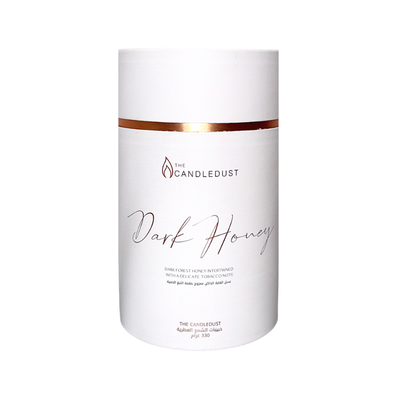 The Candle Dust - 330g Sand Candle | Dark Honey