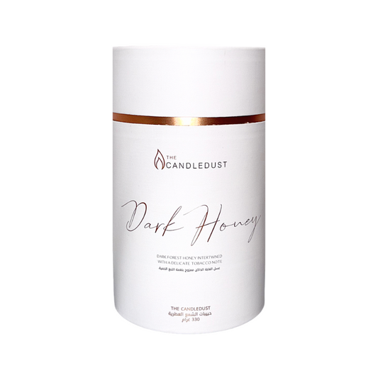 The Candle Dust - 330g Sand Candle | Dark Honey