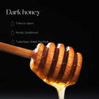 The Candle Dust - Sand Candle | Dark Honey
