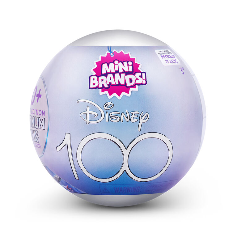 ZURU - Mini Brands | Disney 100 Mini Brands Limited Edition Platinum Capsule