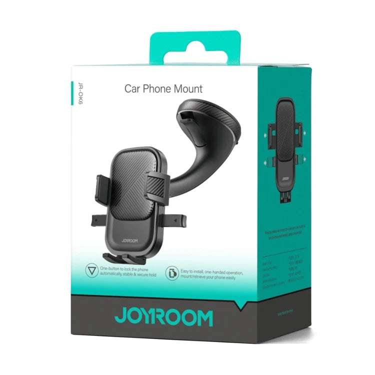 JOYROOM JR-OK6 Car Phone Mount (Windshield) - Black