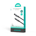 JOYROOM S-A56 Enjoyx Series 90° Fast Charging Data Cable(Type-C to Lightning 30w)1. 2m - Black