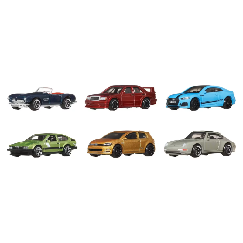 Hot Wheels - 1:64 Euro Style Cars Multipack Assortment