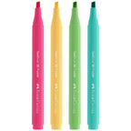 Faber Castell Highlighter Pens, 38 Pastels, 4-Pack