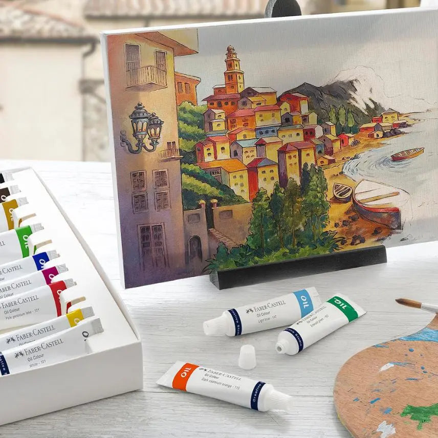 Faber-Castell Oil Colors 12 Colors 1Pck
