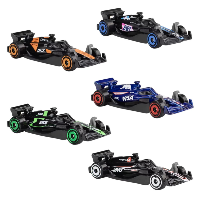 Hot Wheels - 1:64 Formula 1 Cars (5 Pack)