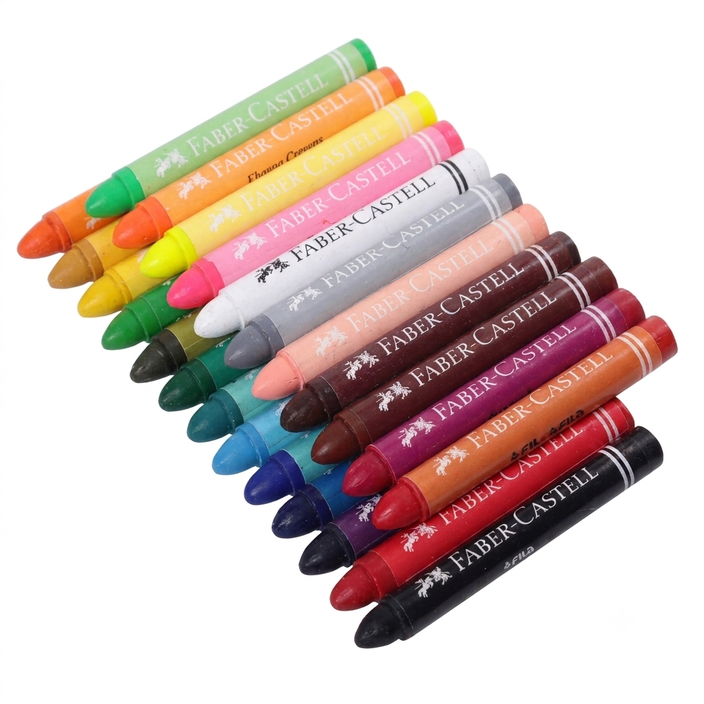 Faber Castell Jumbo Wax Crayons of 24