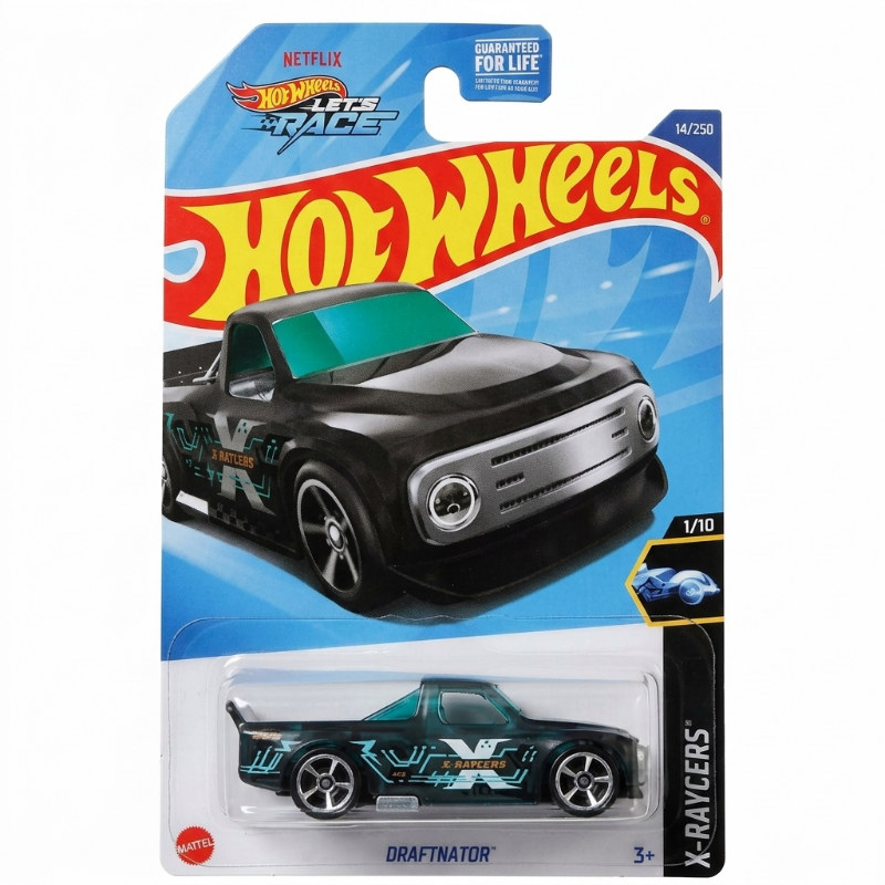 Hot Wheels Draftnator – X-Raycers – 1:64 – Long Card – 14/250 – New