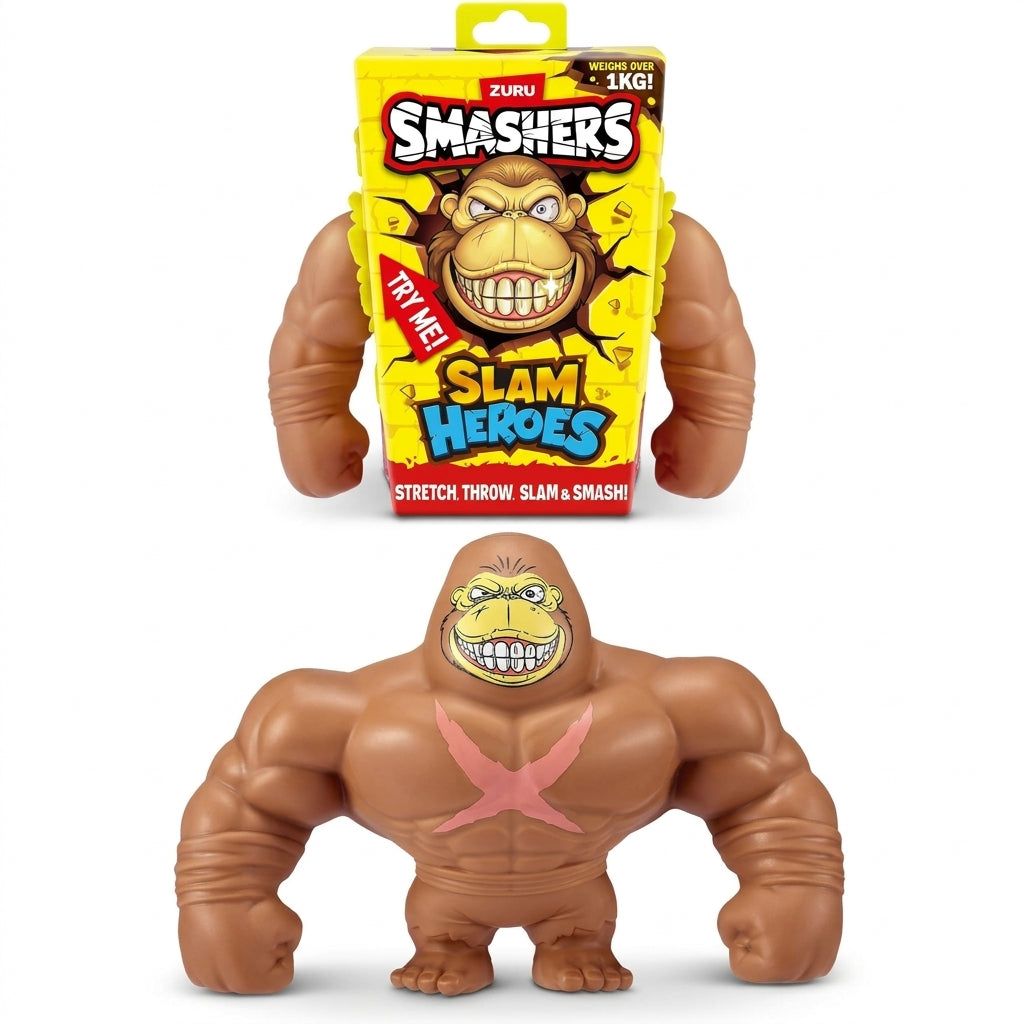 ZURU Smashers Slam Heroes Stretchable Gorilla Toy
