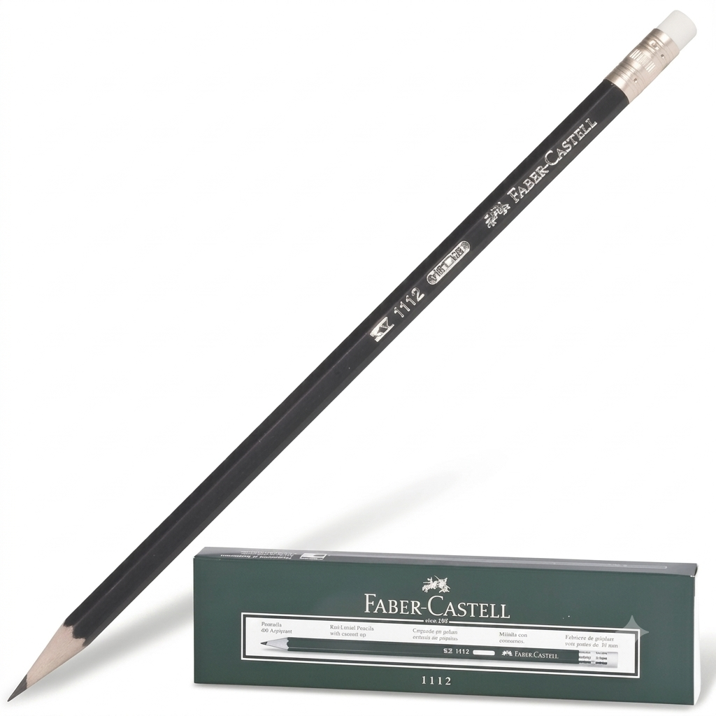 Faber Castell Lead HB Pencil - 1 Pcs - Black