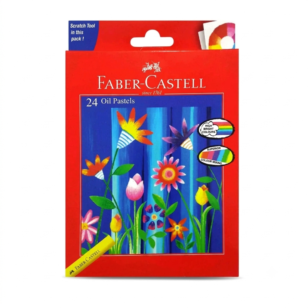 Faber-Castell Oil Pastels A Pack Of 24pcs
