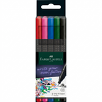 Faber Castell Grip Finepen Pen - set of five